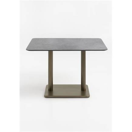 Henders en Hazel Brest bistrotafel stone anthracite 120x75cm Goud