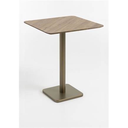 Henders en Hazel Brest bartafel vintage oak 75x75cm Goud