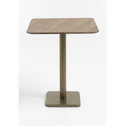 Henders en Hazel Brest bartafel vintage oak 75x75cm Goud