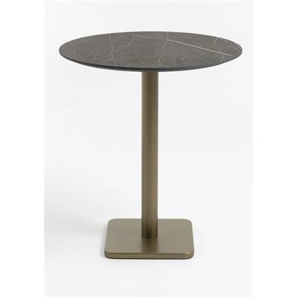 Henders en Hazel Brest bartafel marble onyx D80cm Goud
