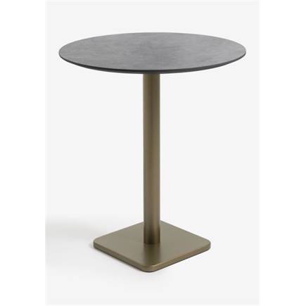 Henders en Hazel Brest bartafel stone anthracite D80cm Goud