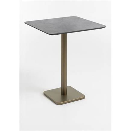 Henders en Hazel Brest bartafel stone anthracite 75x75cm Goud