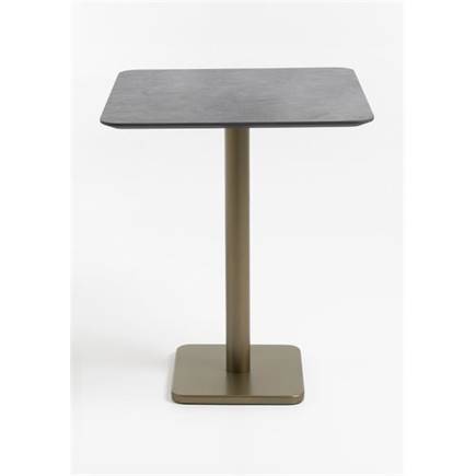 Henders en Hazel Brest bartafel stone anthracite 75x75cm Goud