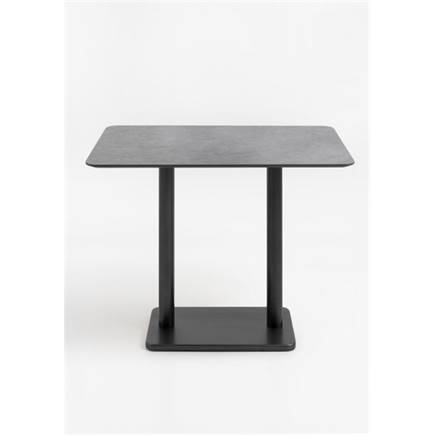Henders en Hazel Brest bartafel stone anthracite 120x75cm Zwart