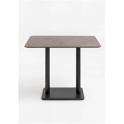 Henders en Hazel Brest bartafel stone rust 120x75cm Zwart
