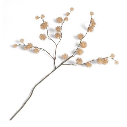 Henders en Hazel Thistle spray kunstbloem 85cm Beige