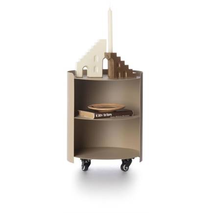 Henders en Hazel Owen bijzettafel H46cm Taupe