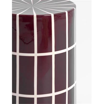 Henders en Hazel Skye bijzettafel H45cm Bordeaux