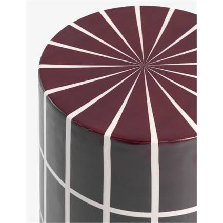 Henders en Hazel Skye bijzettafel H45cm Bordeaux
