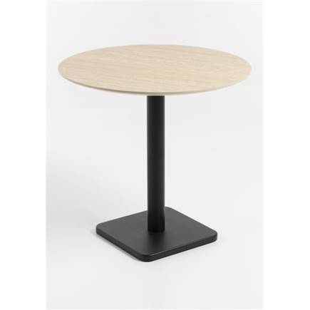 Henders en Hazel Brest bistrotafel Travertine D80cm Zwart