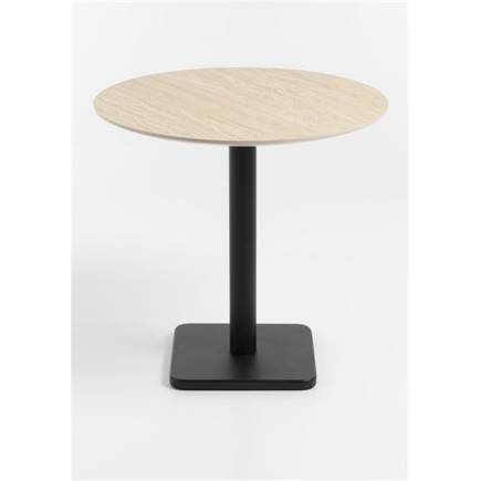 Henders en Hazel Brest bistrotafel Travertine D80cm Zwart