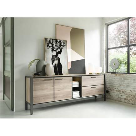 Henders en Hazel 180 x 98 cm. - v-poot