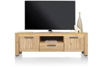 Henders en Hazel DELMONTE tv meubel lowboard 170 cm - 2-deuren + 1-lade + 1-niche (LED + dimmer)