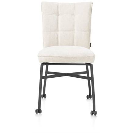 Henders en Hazel metalen frame wielen - pocket - greep Livigno crème + accent in Calabria crème