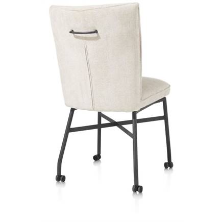 Henders en Hazel metalen frame wielen - pocket - greep Livigno crème + accent in Calabria crème
