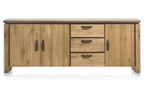 Henders en Hazel 210 cm - 3-deuren + 3-laden dressoir