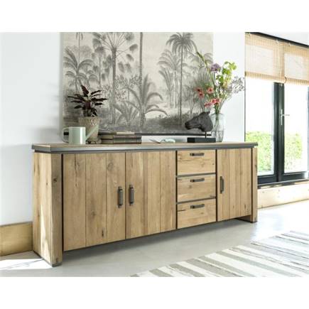 Henders en Hazel 180 cm - 2-deuren + 2-laden + 1-niche (+ LED)