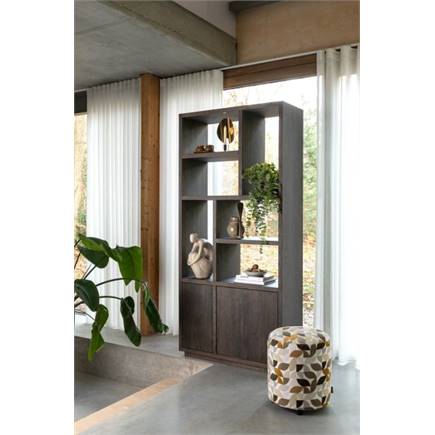 Henders en Hazel tv- 200 cm - 2-deuren + 2-laden met plint