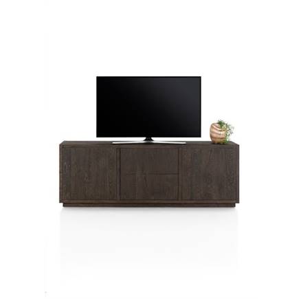 Henders en Hazel tv- 200 cm - 2-deuren + 2-laden met plint