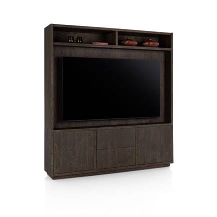 Henders en Hazel tv-kast met opzet 200 cm - 2-deuren + 2-laden + 2-niches met plint