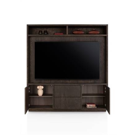 Henders en Hazel tv-kast met opzet 200 cm - 2-deuren + 2-laden + 2-niches met plint