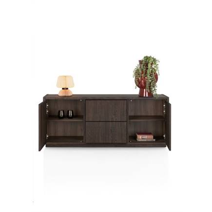 Henders en Hazel 200 cm - 2-deuren + 2-laden met plint