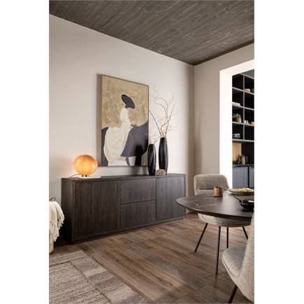 Henders en Hazel 200 cm - 2-deuren + 2-laden met plint