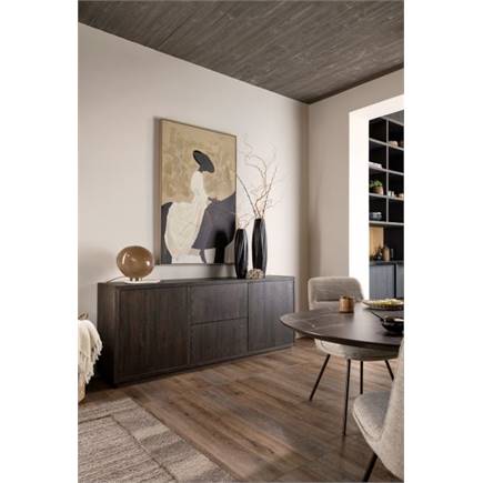 Henders en Hazel 200 cm - 2-deuren + 2-laden met plint