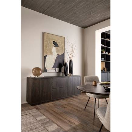 Henders en Hazel 200 cm - 2-deuren + 2-laden met plint