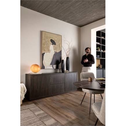 Henders en Hazel 200 cm - 2-deuren + 2-laden met plint