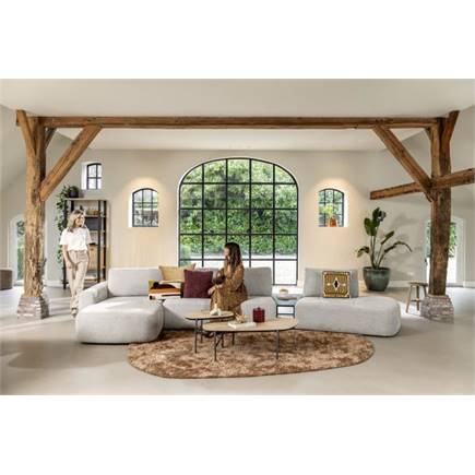 Henders en Hazel set van 2 s 63 x 120 cm / 62 x 44 cm - fishbone Natural