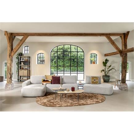 Henders en Hazel set van 2 s 63 x 120 cm / 62 x 44 cm - fishbone Natural