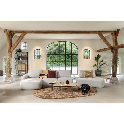 Henders en Hazel set van 2 s 63 x 120 cm / 62 x 44 cm - fishbone Natural