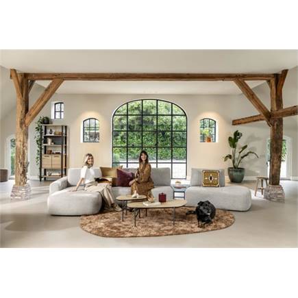 Henders en Hazel set van 2 s 63 x 120 cm / 62 x 44 cm - fishbone Natural