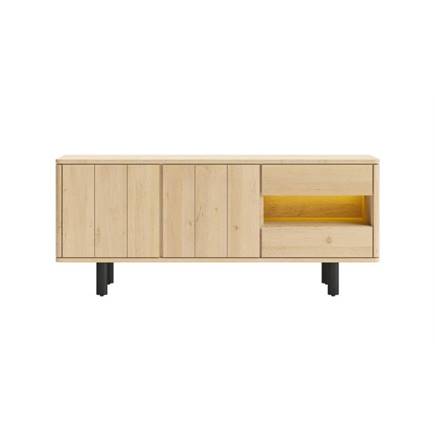 Henders en Hazel dressoir 190 cm - 2-deuren + 2-laden + 1-niche (+ LED)