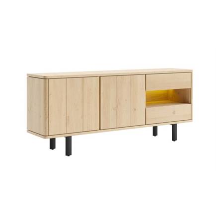 Henders en Hazel dressoir 190 cm - 2-deuren + 2-laden + 1-niche (+ LED)