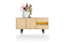 Henders en Hazel dressoir 190 cm - 2-deuren + 2-laden + 1-niche (+ LED) bergkast