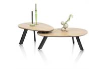 Henders en Hazel set van 2 s 90 x 60 cm / 80 x 50 cm salontafel