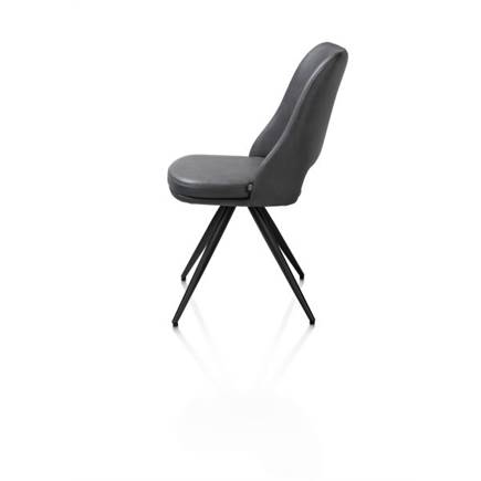 Henders en Hazel 180 graden draaibaar - rough off black - knock down - pala Antraciet