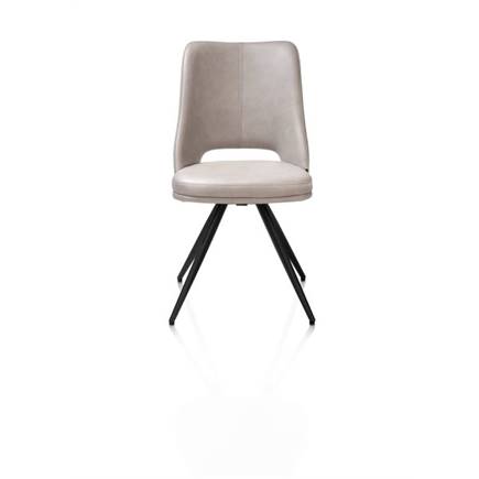 Henders en Hazel 180 graden draaibaar - rough off black - knock down - pala Lichtgrijs