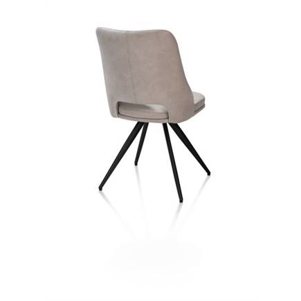 Henders en Hazel 180 graden draaibaar - rough off black - knock down - pala Lichtgrijs