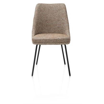 Henders en Hazel 4-pootjes - rough off black - stof Bellini Koper