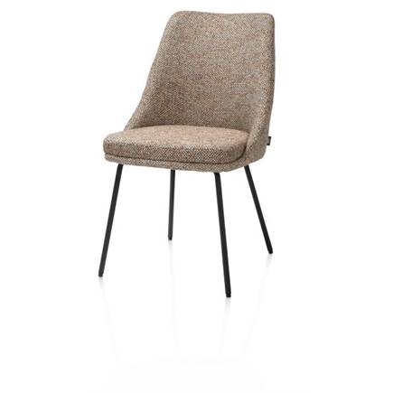 Henders en Hazel 4-pootjes - rough off black - stof Bellini Koper