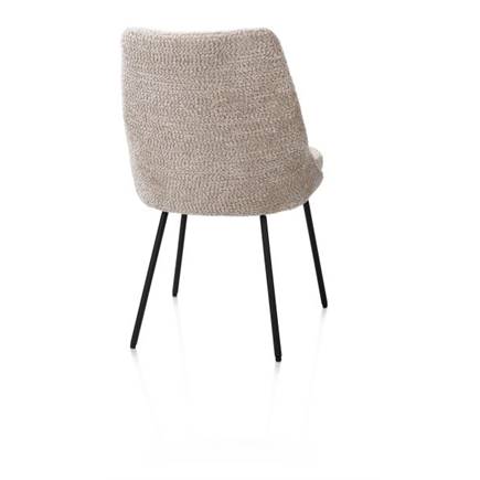 Henders en Hazel 4-pootjes - rough off black - stof Derby Beige