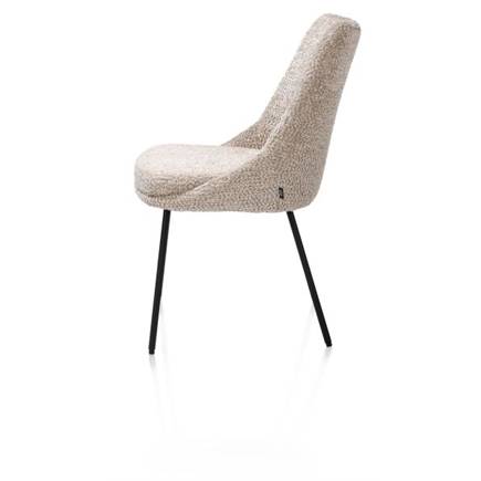 Henders en Hazel 4-pootjes - rough off black - stof Derby Beige
