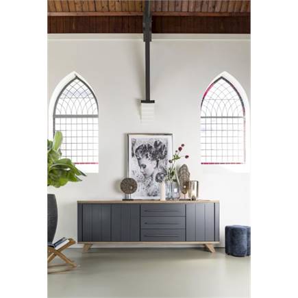 Henders en Hazel 100 x 60 cm + 2-laden + 1-niche Wit