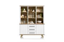 Henders en Hazel JARDIN bergkast buffet 160 cm - 2-deuren + 3-laden + 9-niches Wit