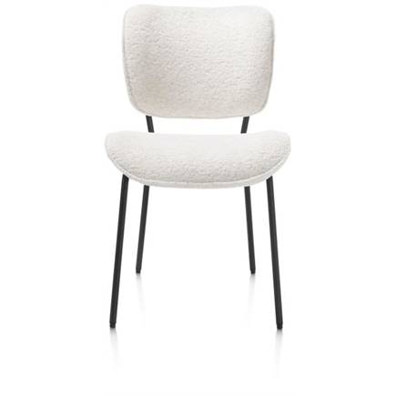 Henders en Hazel rough off black frame - stof Lecce Creme