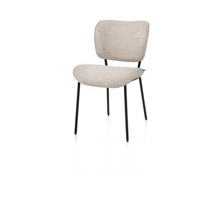 Henders en Hazel 4-pootjes - rough off black - stof Vada Beige