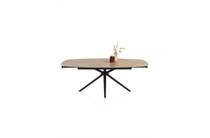 Henders en Hazel LATTINA uitschuiftafel 140 (+ 2 x 30 cm) x 100 cm Ceramic Oak Natural
